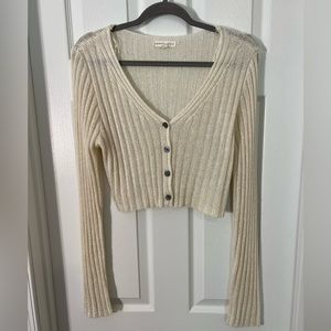 Aeropostale white sweater